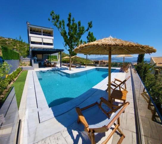 "Stergiou Luxury Apartments" Με Κοινη Πισινα Saronida Exterior photo